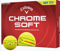 Callaway Chrome Soft Triple Track -Yellow 12 pack