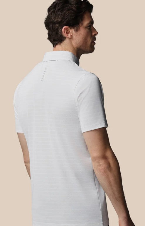 Castore men’s Golf Striped Short Sleeve Polo Top