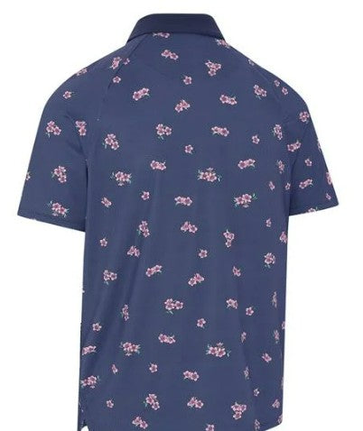 Callaway Mens Azalea Gingham Polo Shirt - Masters Collection