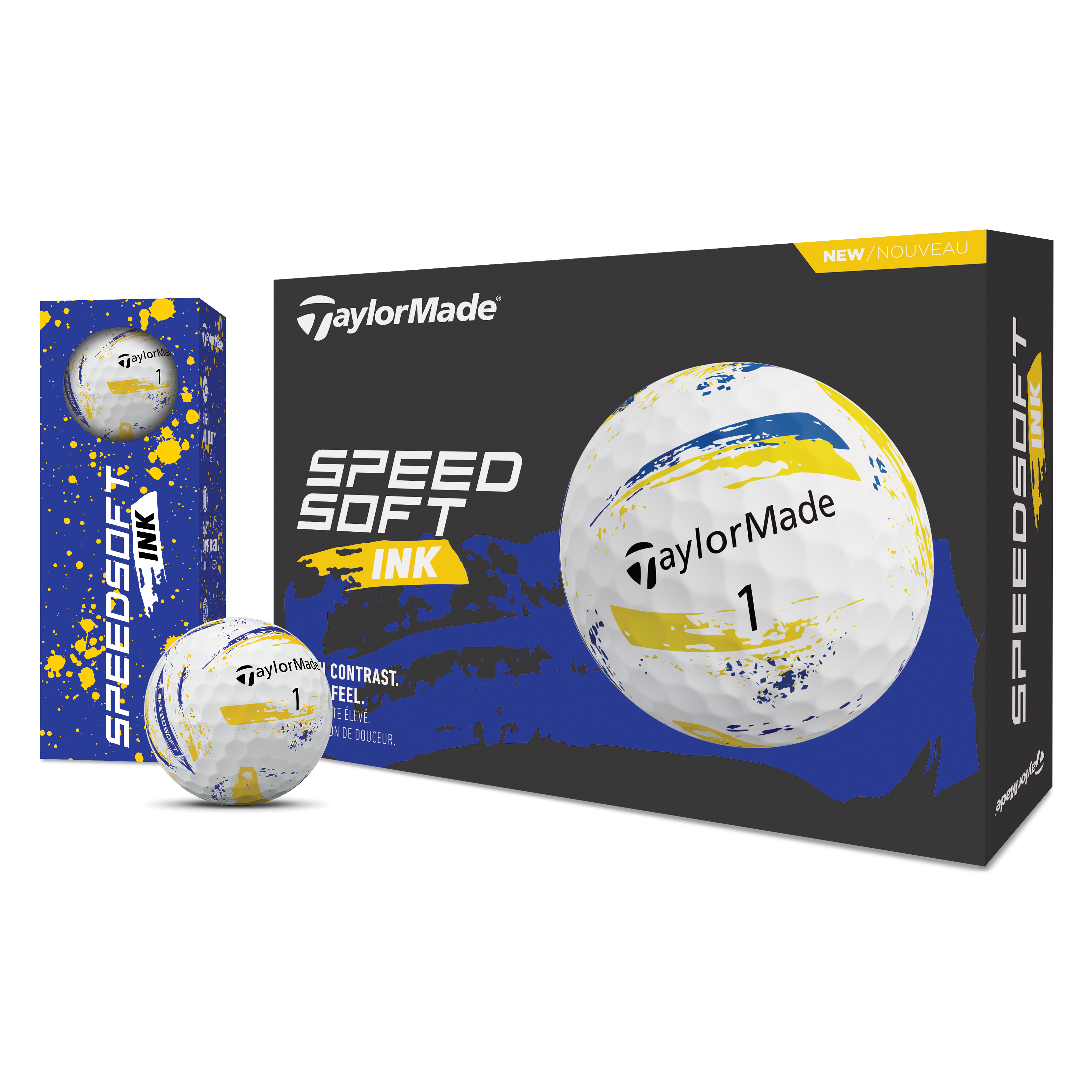 Taylormade SpeedSoft Ink Golf Balls 1 Dozen
