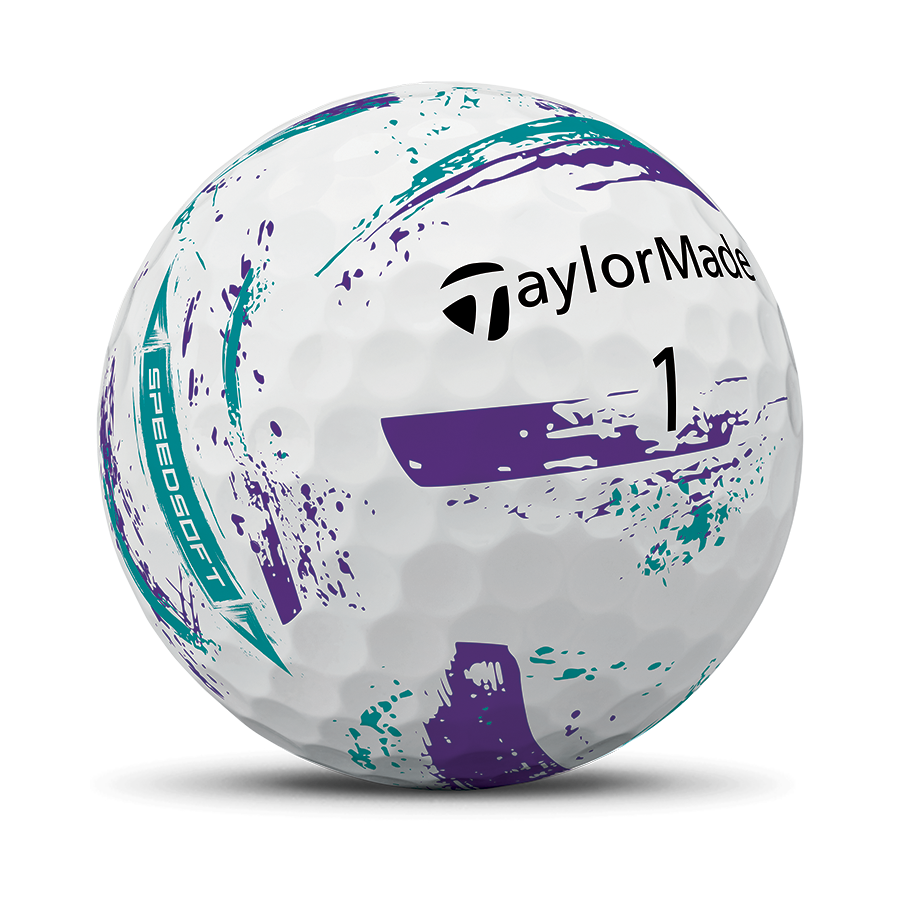 Taylormade SpeedSoft Ink Golf Balls 1 Dozen