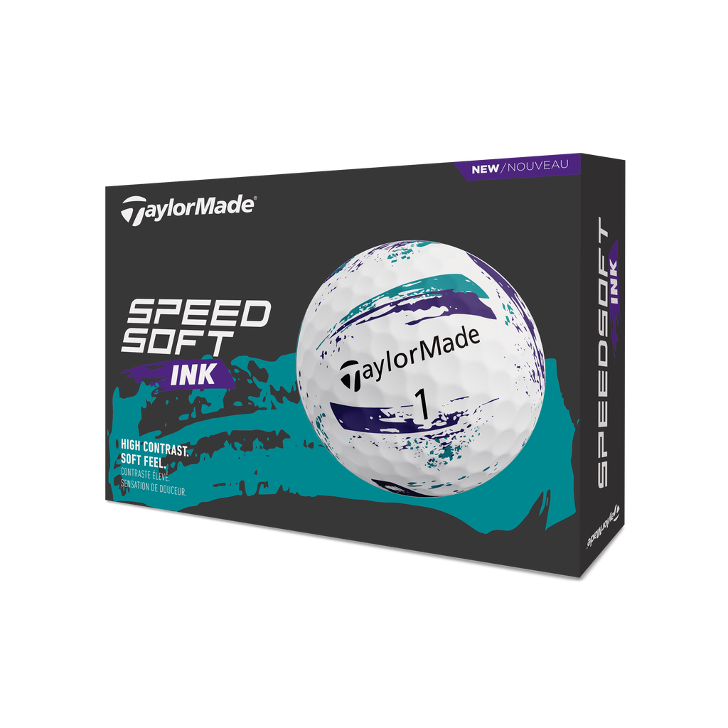 Taylormade SpeedSoft Ink Golf Balls 1 Dozen