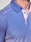 Reflo Tagus Polo Dazzling Blue Bit Lines