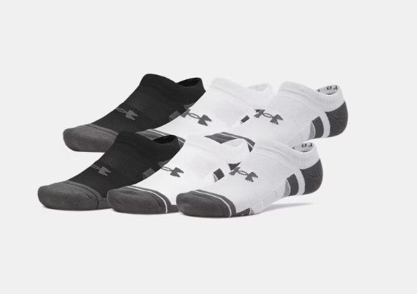 UA Performance Tech Unisex 6-Pack No Show Socks