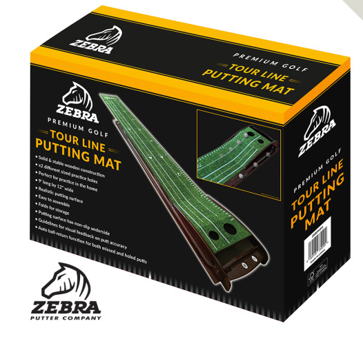 Zebra Tour Line Premium Putting Mat (275x30cms)