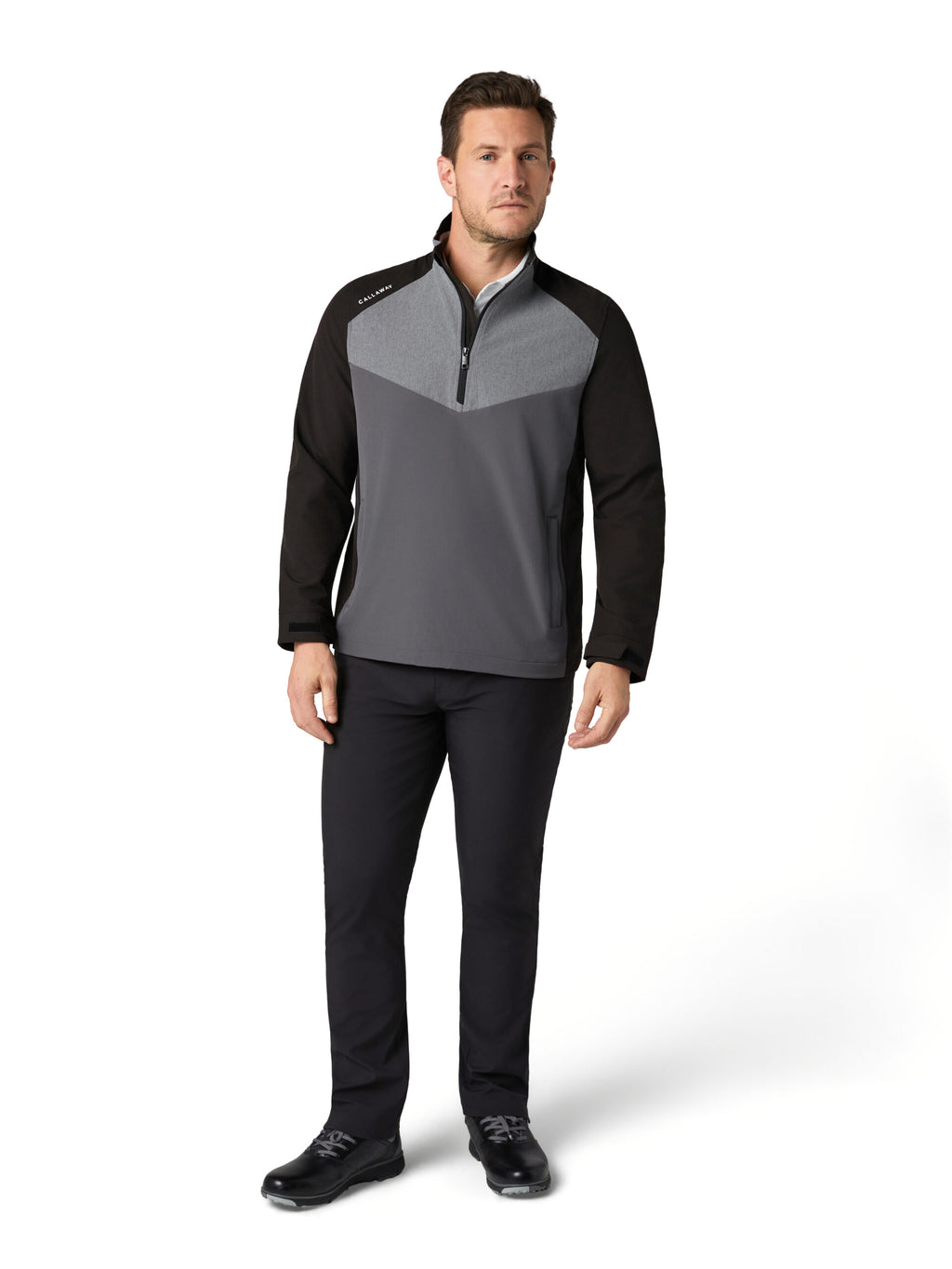 Callaway Men's 1/2 Zip Wind Jacket