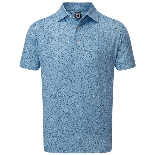 FootJoy Mens Granite Print Lisle Polo Shirt