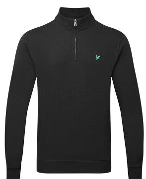 Lyle & Scott Green Eagle 1/4 Zip Golf Sweater