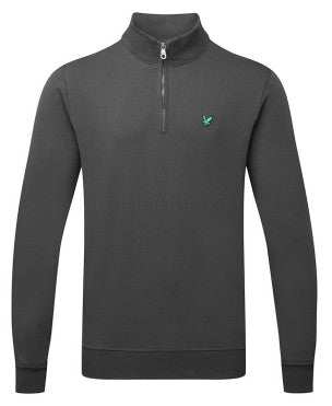 Lyle & Scott Green Eagle 1/4 Zip Golf Sweater