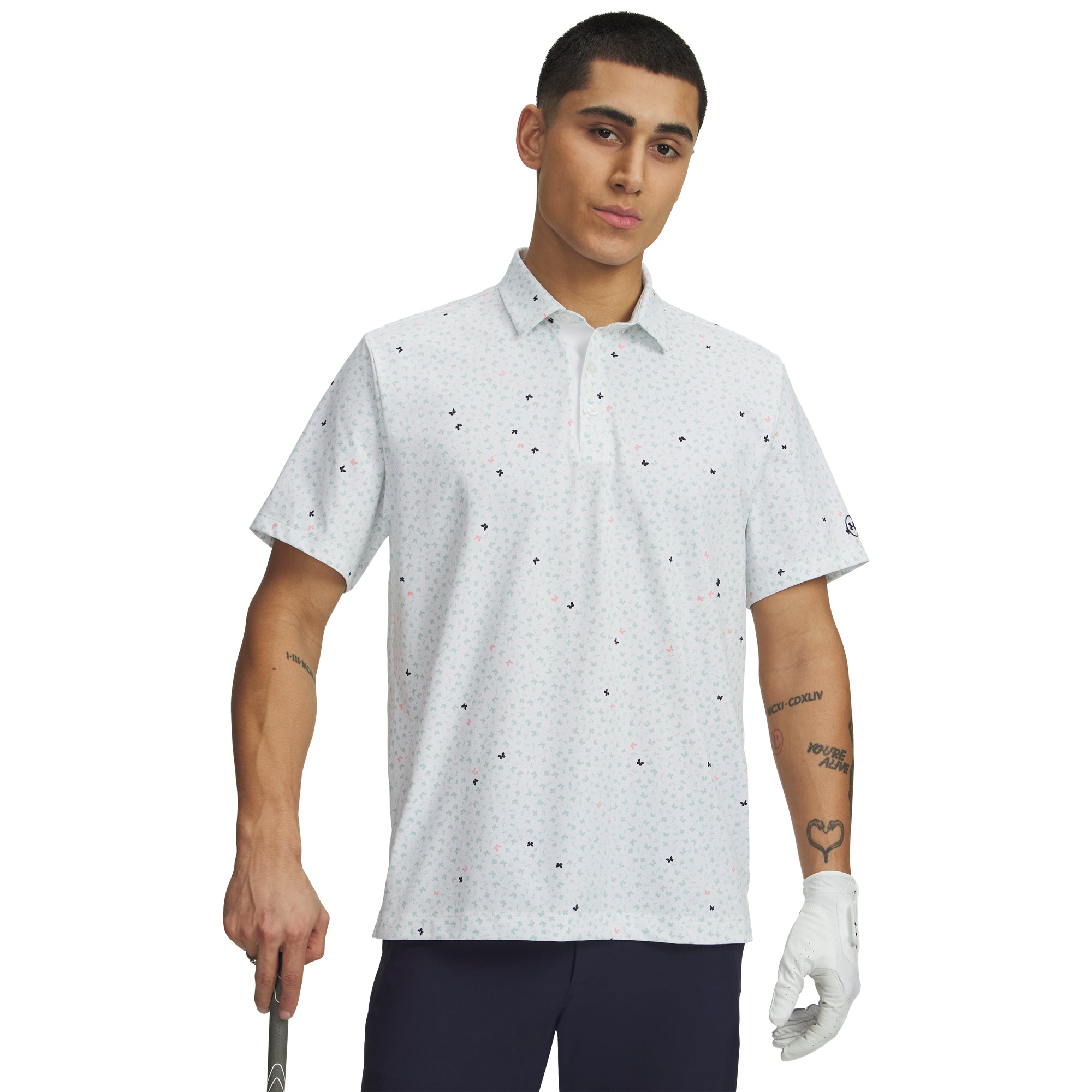 UA ArmourDry Printed Polo