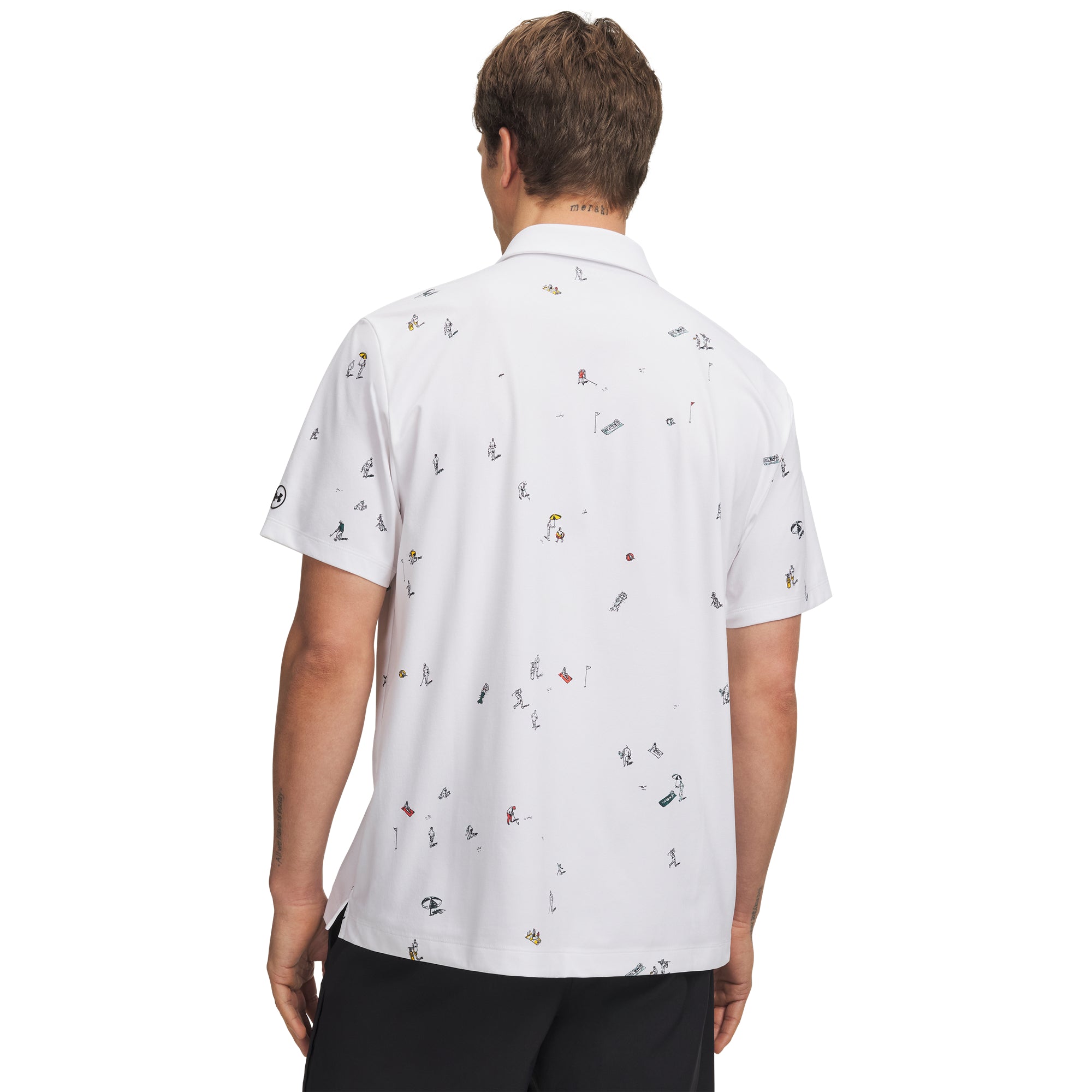 UA ArmourDry Printed Polo