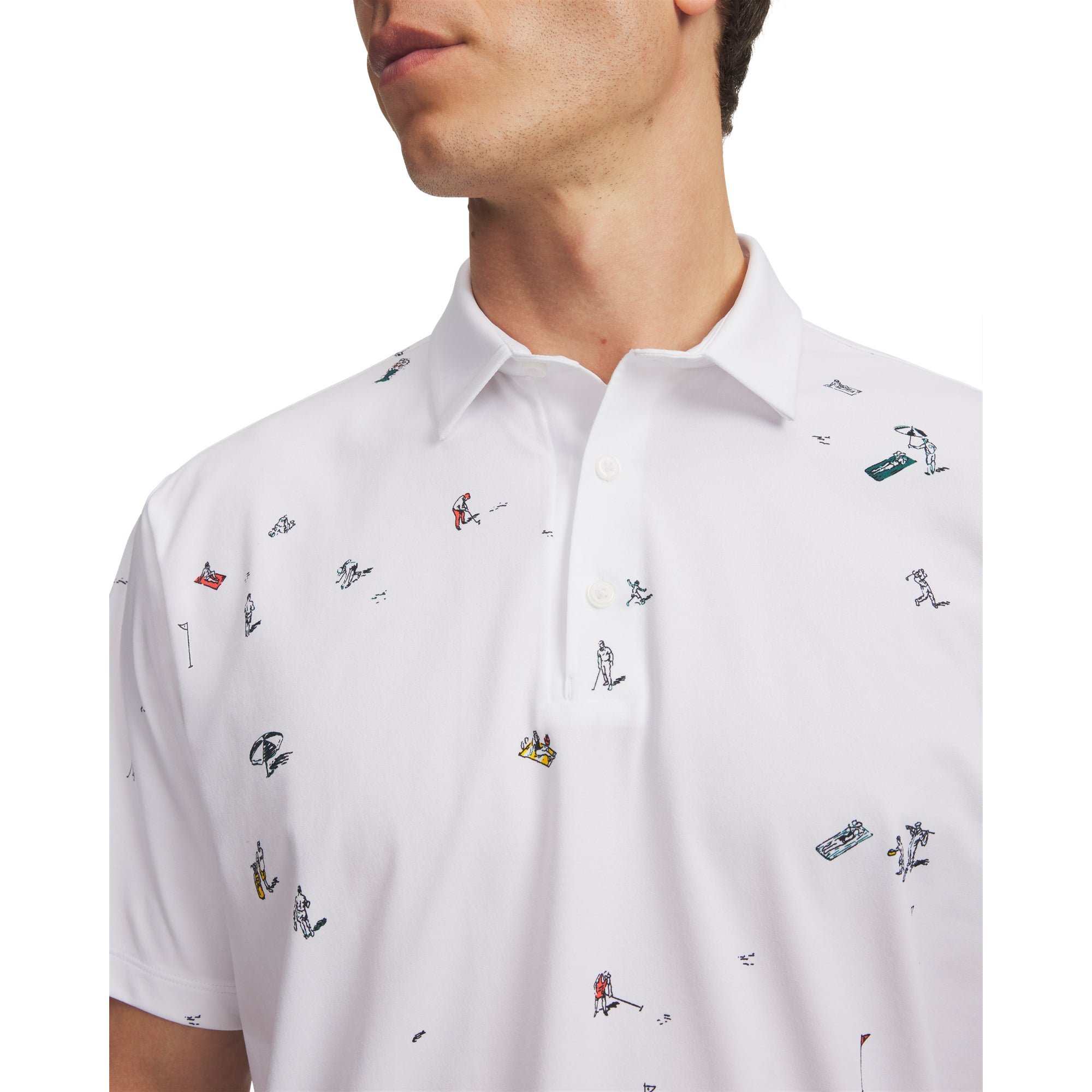 UA ArmourDry Printed Polo