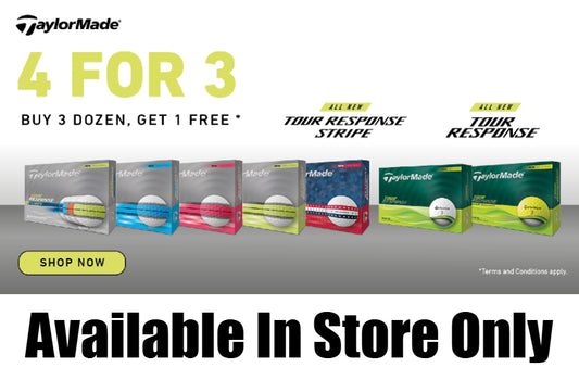 Taylormade Tour Response 4 for 3 Dozen